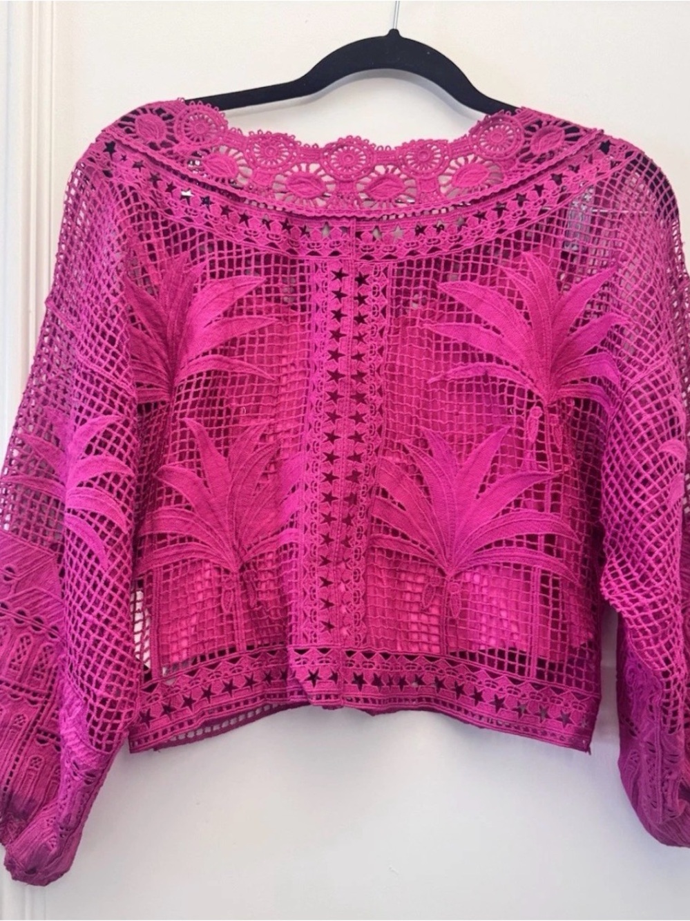 BNWT FARM RIO Alucina Luz Crop Top SZ XL - Picture 2 of 10